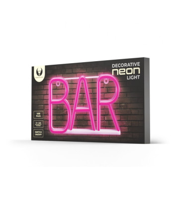 NEON LED BAR rozā Bat + USB FLNE24 Forever Light