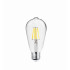 LED spuldze E27 ST64 4W 230V 2700K 470lm COG caurspīdīga Forever Light