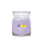 Yankee Candle Aromātiskā svece Signature glass medium Lemon Lavander 368 g