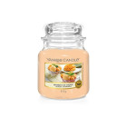 Yankee Candle Aromātiskā svece &quot;Classic&quot; vidēja izmēra mango saldējums 411 g