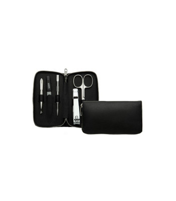 DuKaS Black manikīra komplekts vīriešiem "Zipper" 6-daļīgs "Premium Line