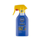 Nivea Mitrinošs aerosols iedegumam ar sūkni SPF 50+ Sun (Protect - Moisture Spray) 270 ml