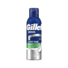 Gillette nomierinošas skūšanās putas sērija Sensitiv e Aloe Vera (nomierinošas skūšanās putas) 200 ml