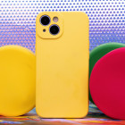 Silikona maciņš iPhone 12 Mini 5.4 dzeltenā krāsā
