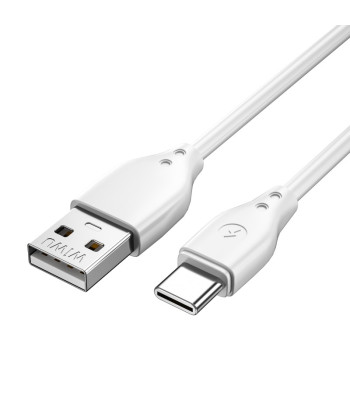 WIWU kabelis Pioneer Wi-C001 USB — USB-C 2.4A 1,0 m balts