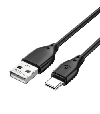 WIWU kabelis Pioneer Wi-C001 USB — USB-C 2.4A 1,0 m melns