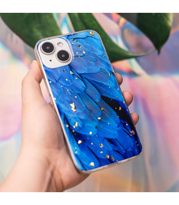 Zelta Glam maciņš priekš Samsung Galaxy A15 4G / A15 5G Blue