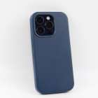 Mag Ādas maciņš iPhone 13 Pro Max 6,7 tumši zils
