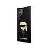 Karl Lagerfeld maciņš priekš Samsung Galaxy S24 Ultra KLHCS24LSNIKBCK melns HC SILICONE NFT IKONIK