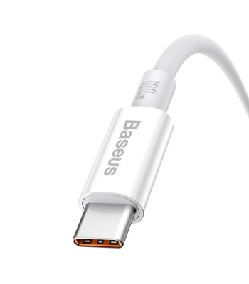 Baseus kabelis Superior USB — USB-C 2,0 m mēness balts 100 W P10320102214-03