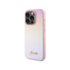 Guess maciņš iPhone 14 Pro Max 6,7 GUHCP14XPSAIRSP rozā HC PU SAFFIANO IRIDESCENT SCRIPT