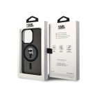 Karl Lagerfeld futrālis iPhone 14 Pro Max 6.7 KLHMP14XHFCKNOK melns HC MAGSAFE IML IKONIK