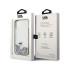 Karl Lagerfeld futrālis iPhone 15 Plus 6.7 KLHCP15MLKCNSK KARL HC LIQ. GLITTER C caurspīdīgs