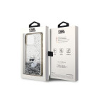 Karl Lagerfeld futrālis iPhone 13 Pro 6.1 KLHCP13LLKCNSK HC LIQ. GLITTER C caurspīdīgs