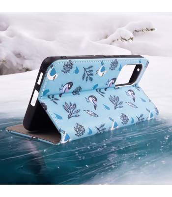 Smart Trendy Winter Birds futrālis priekš Motorola Moto G13/G23