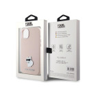 Karl Lagerfeld maciņš iPhone 15 Plus 6,7 KLHCP15MSMHCNPP rozā HC SILICONE C METAL PIN