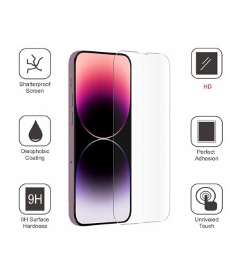 rūdīts stikls 2.5D matēts priekš iPhone X / XS / 11 Pro