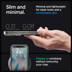 Spigen futrālis Ultra Hybrid priekš iPhone 15 Pro Max 6.7 Frost Clear