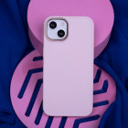 Satīna maciņš iPhone 14 Pro Max 6.7 rozā krāsā