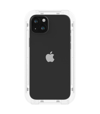 Spigen rūdīts stikls GLAS.TR EZ FIT FC 2-PACK priekš iPhone 15 6,1 melns