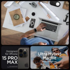 Spigen futrālis Ultra Hybrid Mag Magsafe iPhone 15 Pro Max 6.7 balts