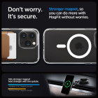 Spigen futrālis Ultra Hybrid Mag Magsafe tālrunim iPhone 15 Pro Max 6.7 Frost Clear