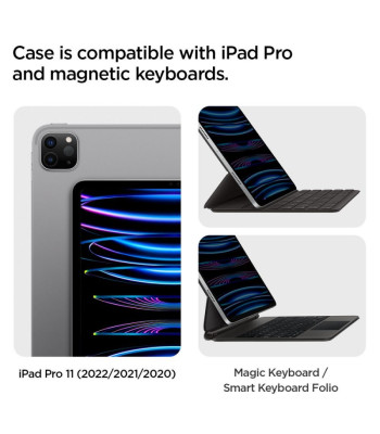 Spigen futrālis Thin Fit Pro iPad Pro 11 2021/2022 melns