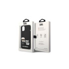 Karl Lagerfeld maciņš iPhone 14 6.1 KLHMP14SSSKCK melns HC Magsafe šķidrais silikons Karl - Choupette