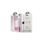 Karl Lagerfeld futrālis iPhone 14 Pro Max 6.7 KLHCP14XLCKVF rozā HC Liquid Glitter Elong