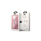 Karl Lagerfeld maciņš iPhone 14 Pro 6.1 KLHCP14LLBKLCP rozā HC Liquid Glitter Big KL