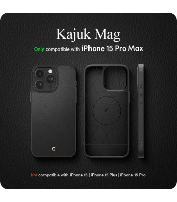 Spigen futrālis Cyrill Kajuk Mag Magsafe iPhone 15 Pro Max 6.7 melns