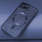 Glitter Chrome Mag maciņš iPhone 15 Pro 6.1 zils