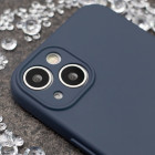 Silikona maciņš iPhone 15 Pro Max 6.7 tumši zils