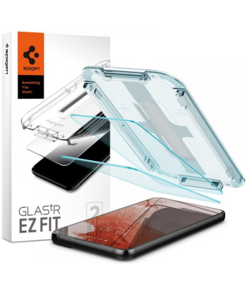 Spigen rūdīts stikls Glas.TR ”EZ Fit” 2-paka priekš Samsung Galaxy S22