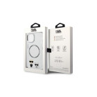 Karl Lagerfeld futrālis iPhone 14 Pro Max 6.7 KLHMP14XHKCT caurspīdīgs HC Magsafe IML gredzens + KC logotips caurspīdīgs