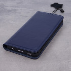 Oriģinālās ādas Smart Pro ierīce Motorola Moto G22 / E32s tumši zilā krāsā