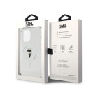 Karl Lagerfeld futrālis iPhone 15 Pro 6.1 KLHMP15XHFCKNOT caurspīdīgs HC Magsafe IML Ikonik