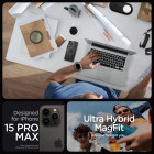 Spigen futrālis Ultra Hybrid Mag Magsafe iPhone 15 Pro Max 6.7 grafītam