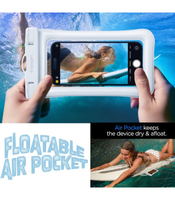 Spigen etui A610 Universal Waterproof Float futrālis balts