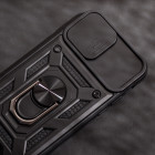 Defender Slide maciņš iPhone 15 Plus 6.7 melns