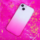 Gradienta 2 mm maciņš iPhone 15 Pro Max 6.7 rozā