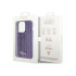 Guess futrālis iPhone 15 Pro Max 6,7 GUHCP15XPSFDGSU violets HC Sequin Script Metal