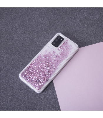 Liquid Sparkle TPU futrālis Xiaomi Redmi Note 12 5G (Global) / Poco X5 violets