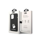 Karl Lagerfeld futrālis iPhone 14 Pro Max 6,7 KLHCP14XSNCHBCK melns cietais korpuss Silikona Choupette