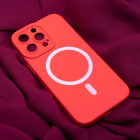 Silikona Magsafe maciņš iPhone 13 Pro 6.1, sarkans