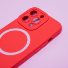 Silikona &quot;Magsafe&quot; maciņš priekš iPhone 12 6.1 sarkans