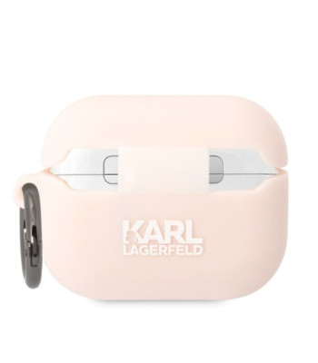 Karl Lagerfeld futrālis "Airpods Pro" KLAPRUNIKP balts 3D silikons NFT Karl