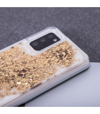 Liquid Sparkle TPU futrālis Xiaomi 12 5G / 12X 5G / 12S 5G Gold