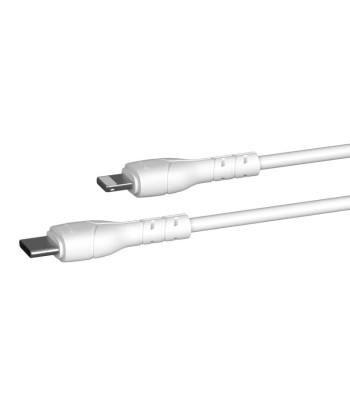 "Devia" kabelis Kintone USB-C - Lightning 1,0 m 3A 27W balts