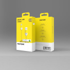 PANTONE kabelis USB — microUSB 1,5 m 2,4 A PT-MC001-5 Yellow 102C